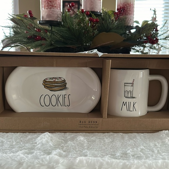 Rae Dunn COOKIES and MILK set - Picture 1 of 1